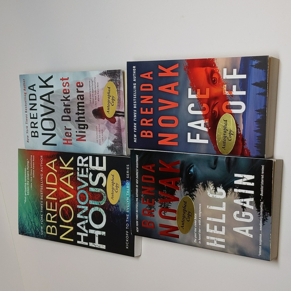 First 4 books in The Evelyn Talbot Series by Brenda Novak
